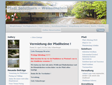 Tablet Screenshot of pfadiheimesolothurn.ch